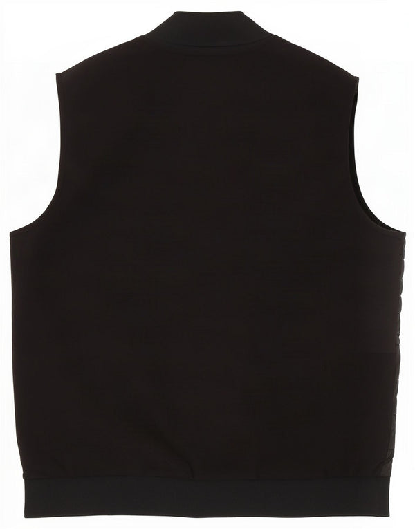 Marks & Spencer Chaleco acolchado autógrafo para hombre UK 42 XL Algodón negro