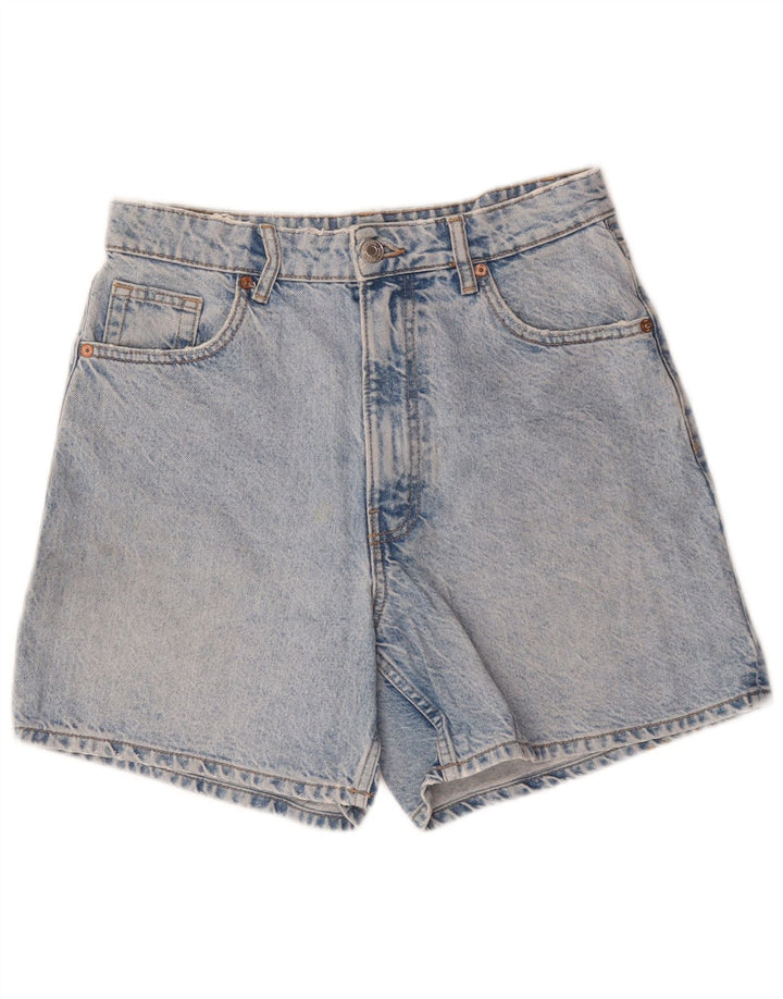 Zara Mujer Shorts Vaqueros EU 40 Medium W30 Algodón Azul