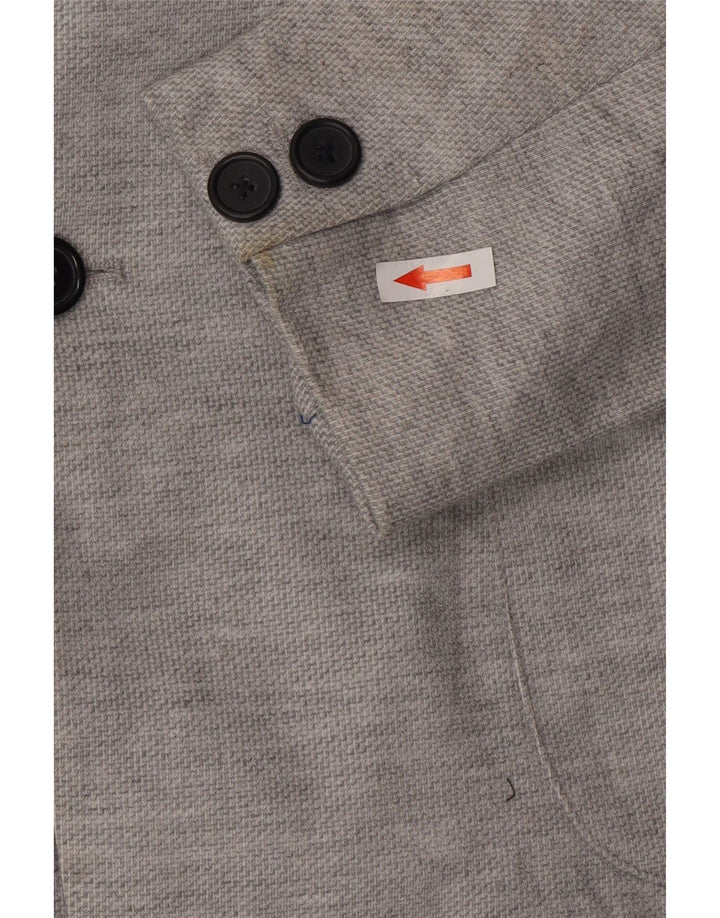 Zara Chaqueta Blazer De 2 Botones Para Hombre UK 36 Small Gris