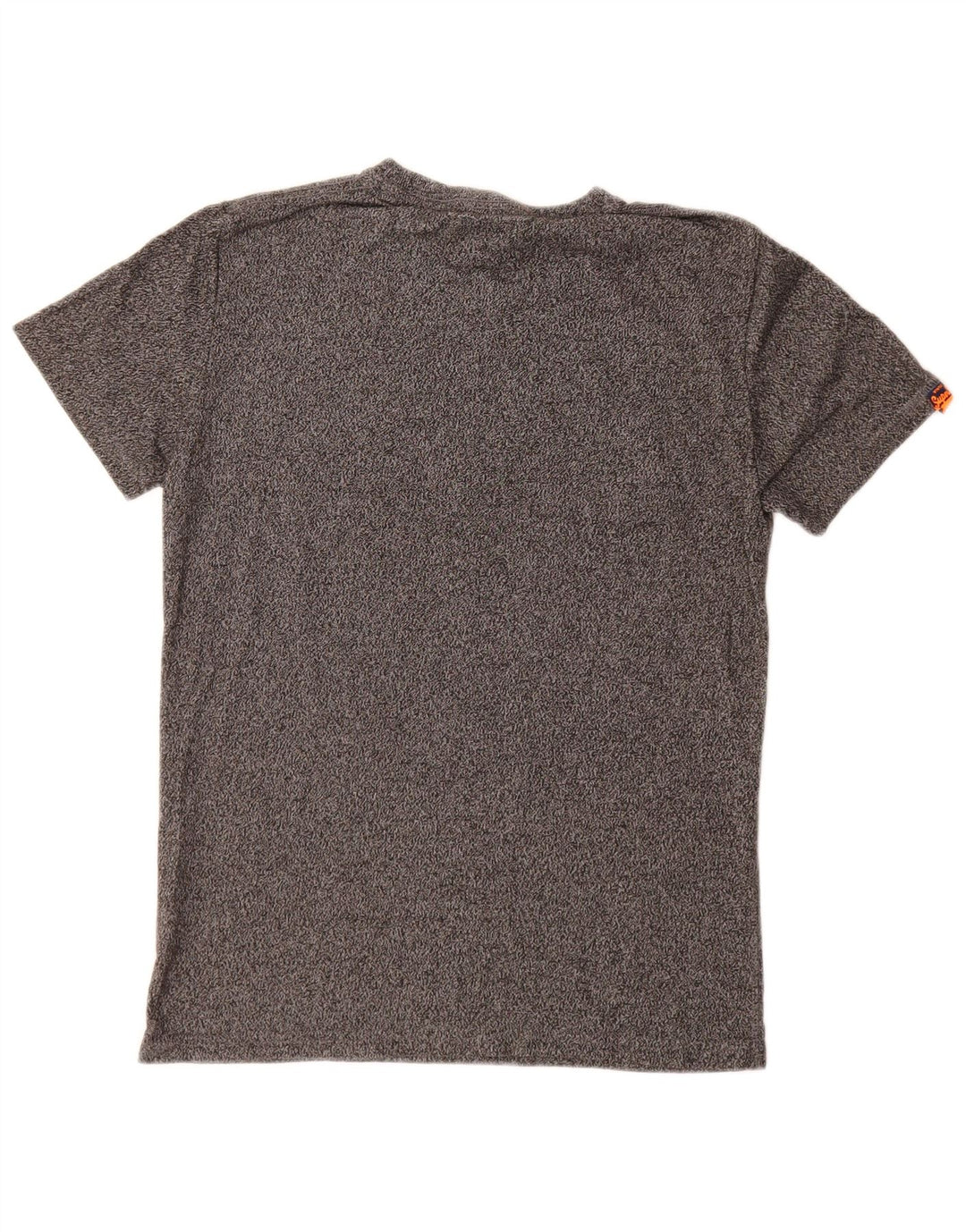 SUPERDRY Camiseta gráfica para hombre Top pequeño de algodón gris