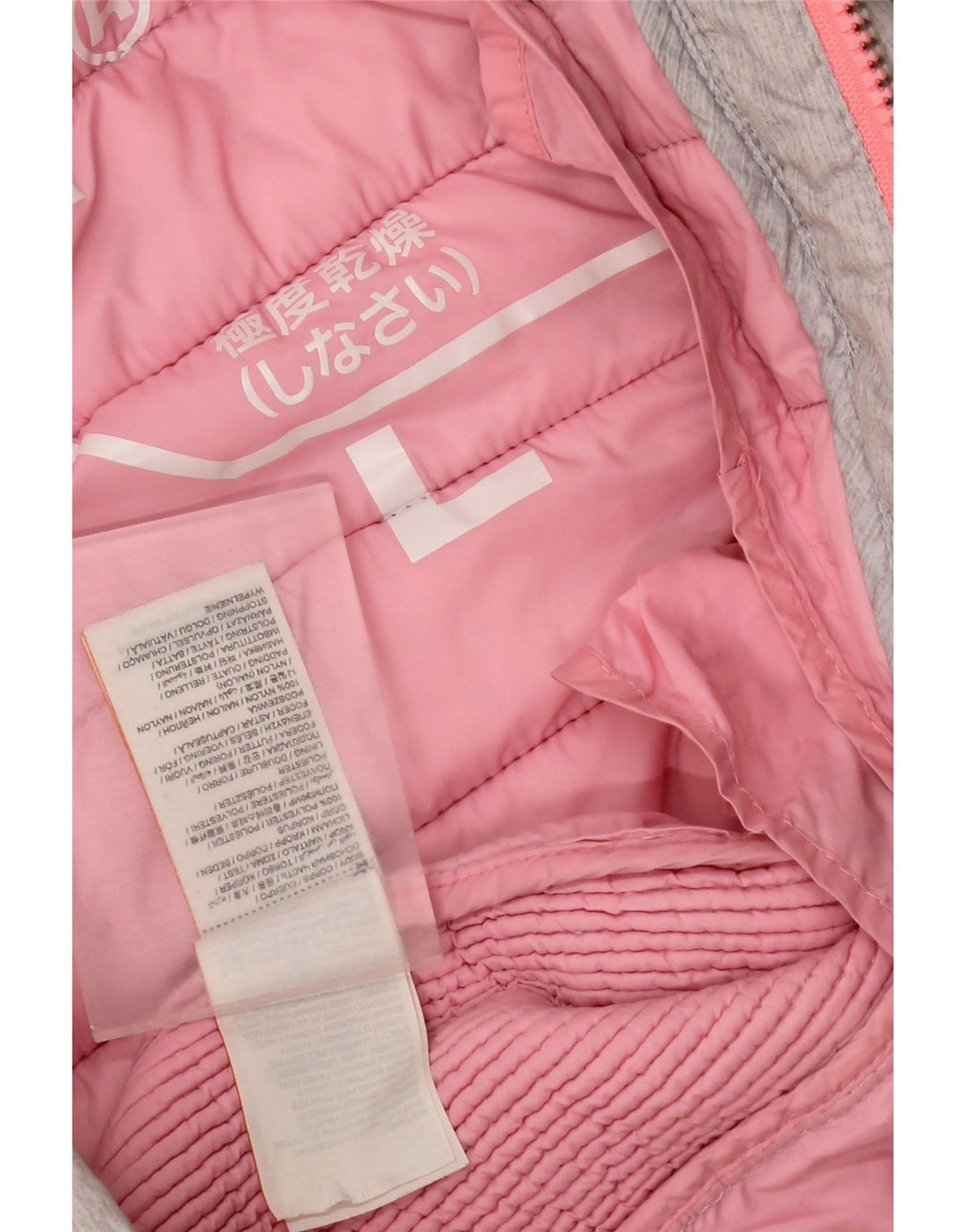 Superdry Chaqueta Acolchada Con Capucha Para Mujer UK 44 Poliéster Gris Grande
