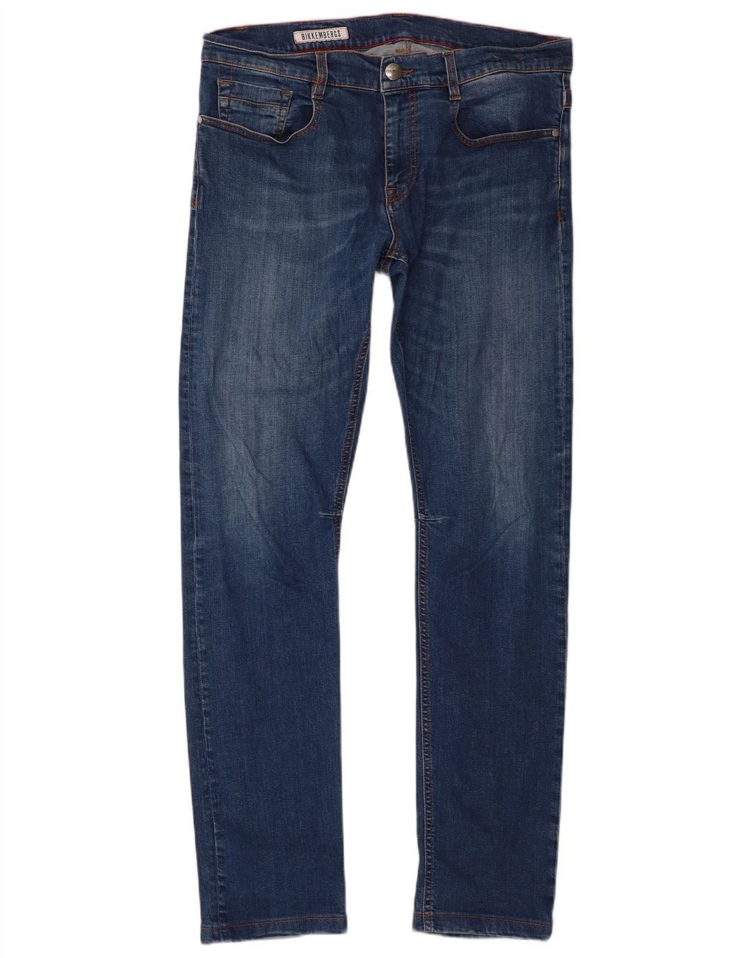 Bikkembergs Vaqueros ajustados para hombre W34 L32 Azul