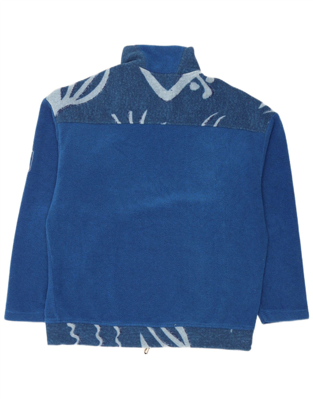 Dubin Jersey de forro polar con cuello y cremallera para hombre IT 52 Poliéster geométrico azul grande