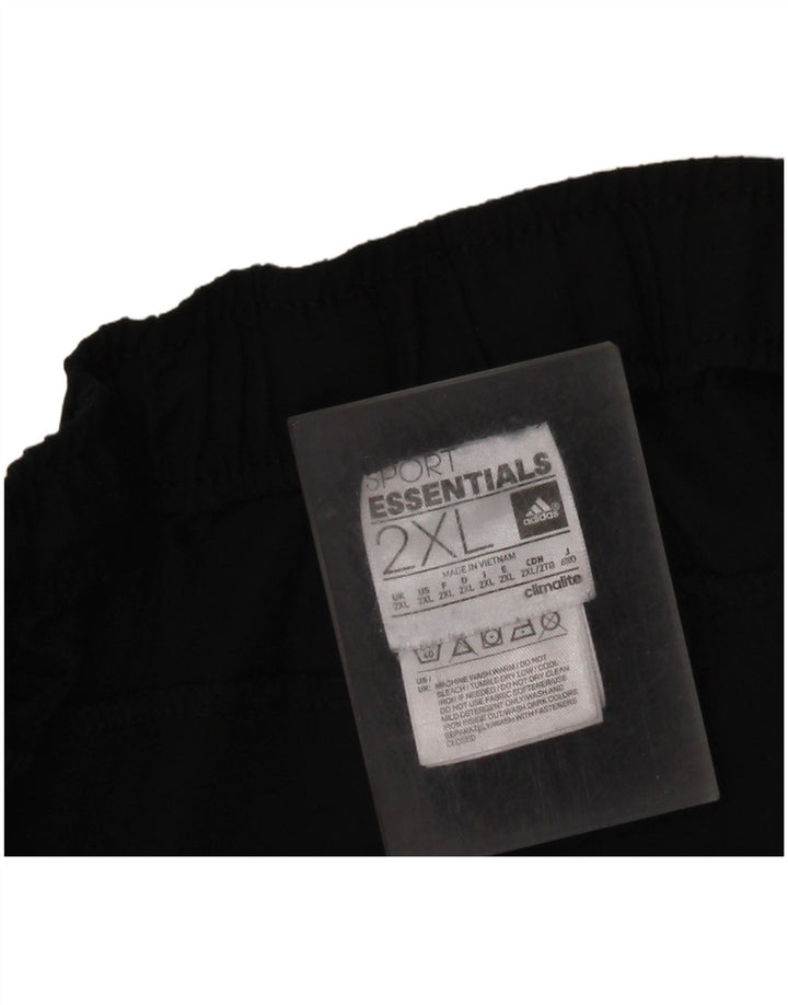 ADIDAS Pantalón de chándal Climalite para hombre 2XL Poliéster negro