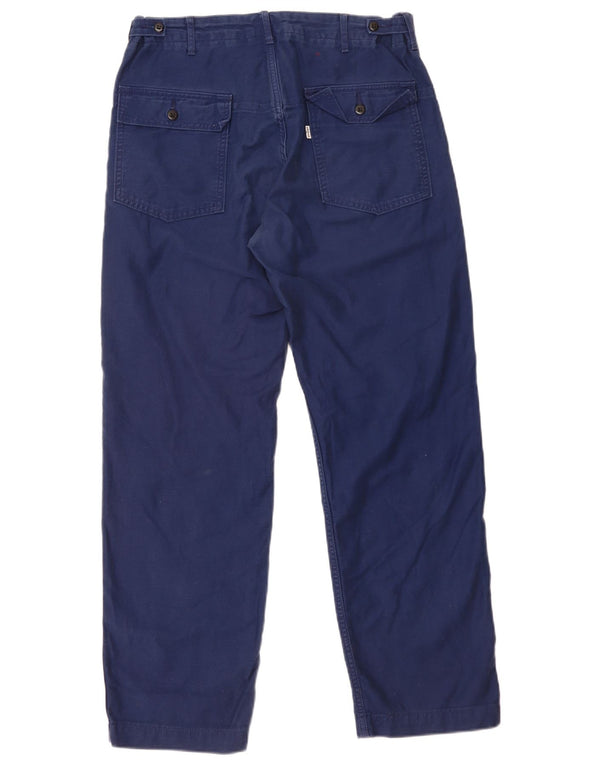 Pantalones chinos rectos Levi's para hombre W34 L30 Algodón azul marino