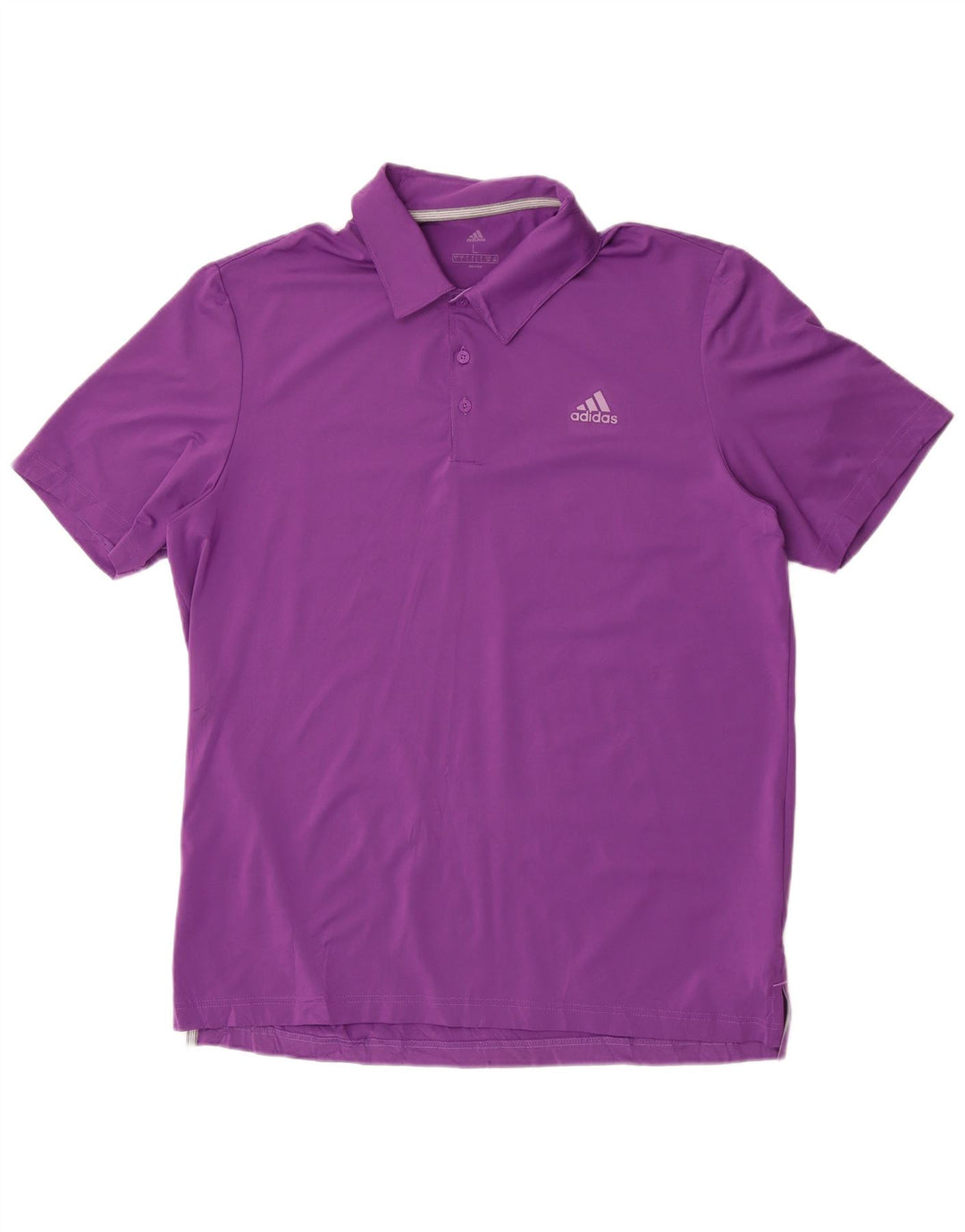 Polo Adidas Hombre Grande Poliéster Púrpura