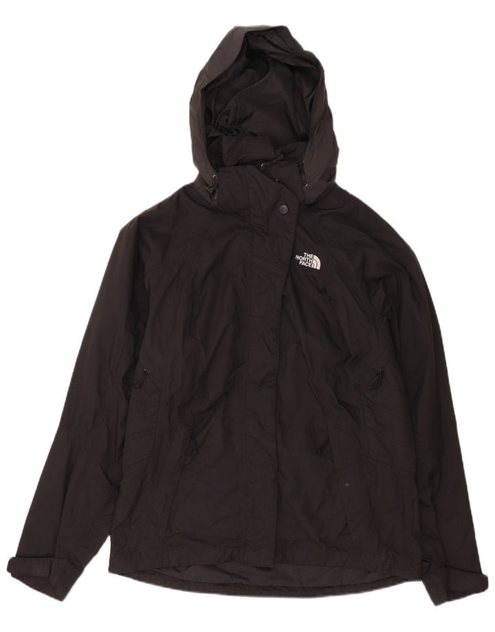 The North Face Chaqueta cortavientos con capucha para mujer UK 44 Medium Black Nylon