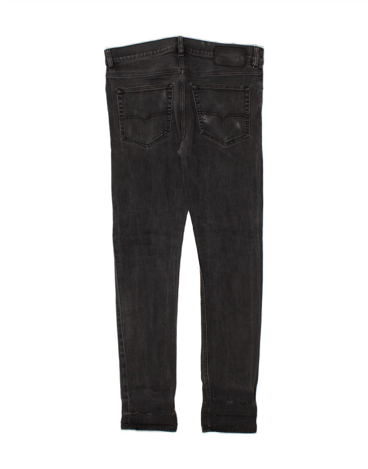 DIESEL Vaqueros slim para hombre W32 L32 Algodón negro
