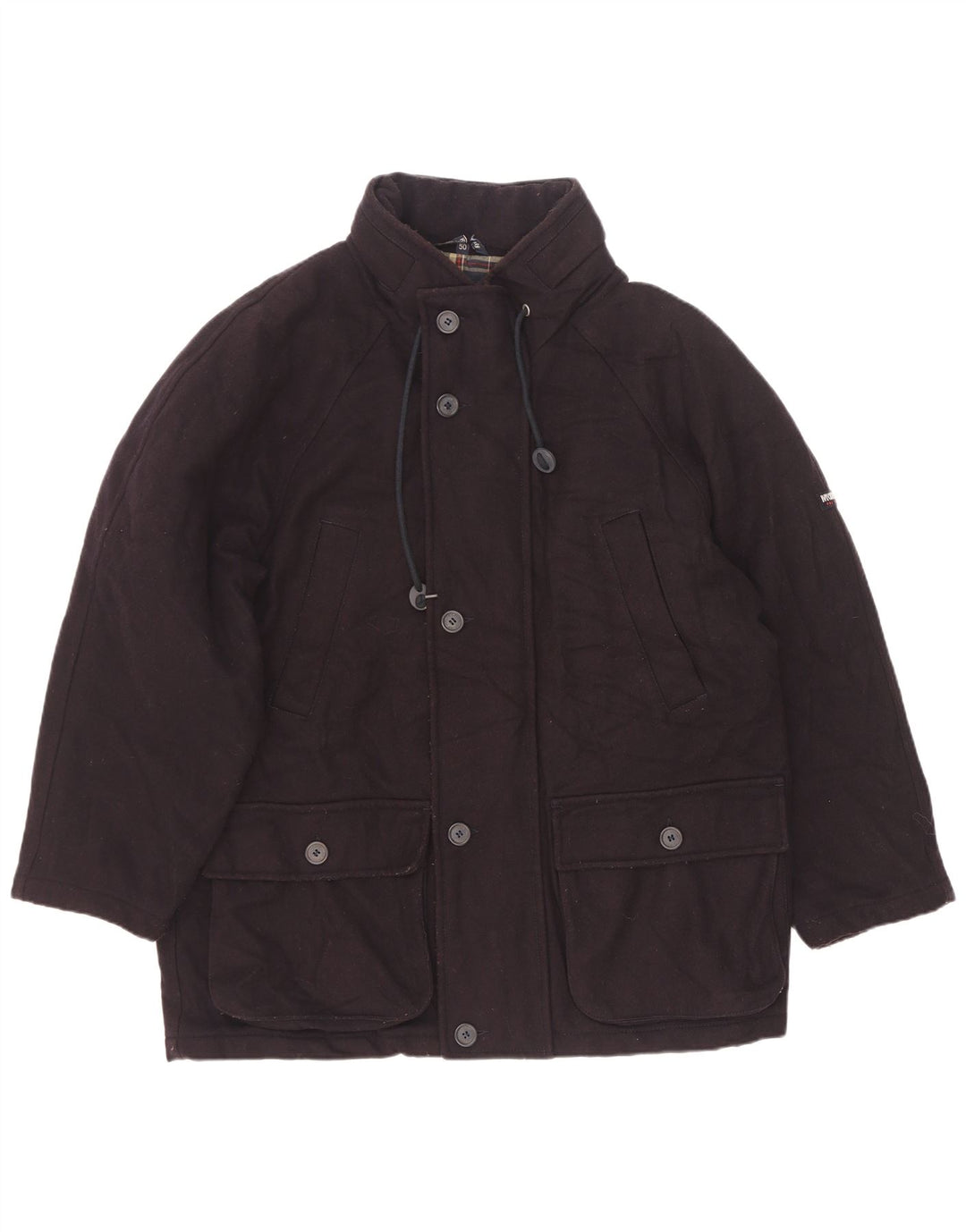 Abrigo Ivy Oxford para hombre IT 50 grande lana azul marino
