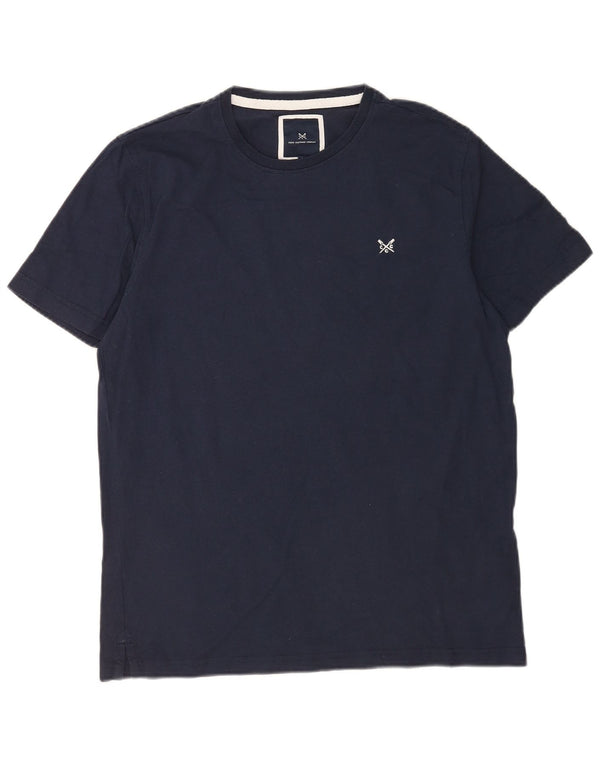 Crew Clothing Camiseta para hombre Top Grande Azul Marino Algodón