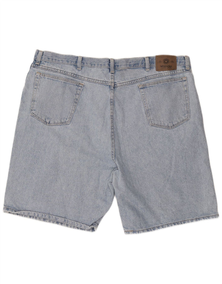Wrangler Pantalones cortos de mezclilla para hombre W44 2XL Azul