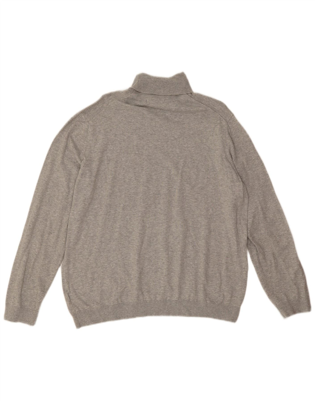 Marks & Spencer Jersey con cuello vuelto para hombre XL Algodón gris