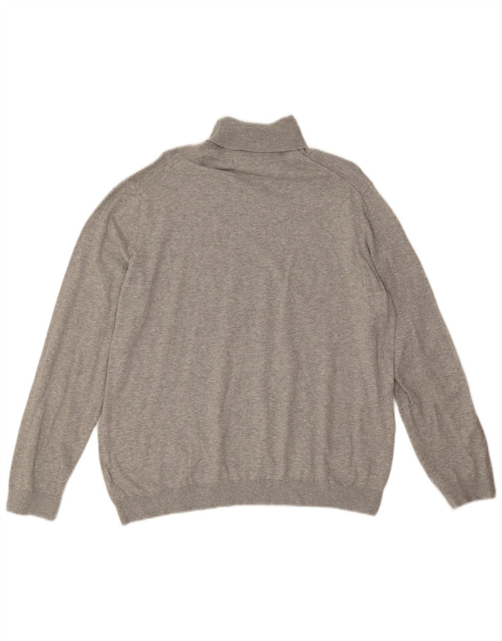 Marks & Spencer Jersey con cuello vuelto para hombre XL Algodón gris