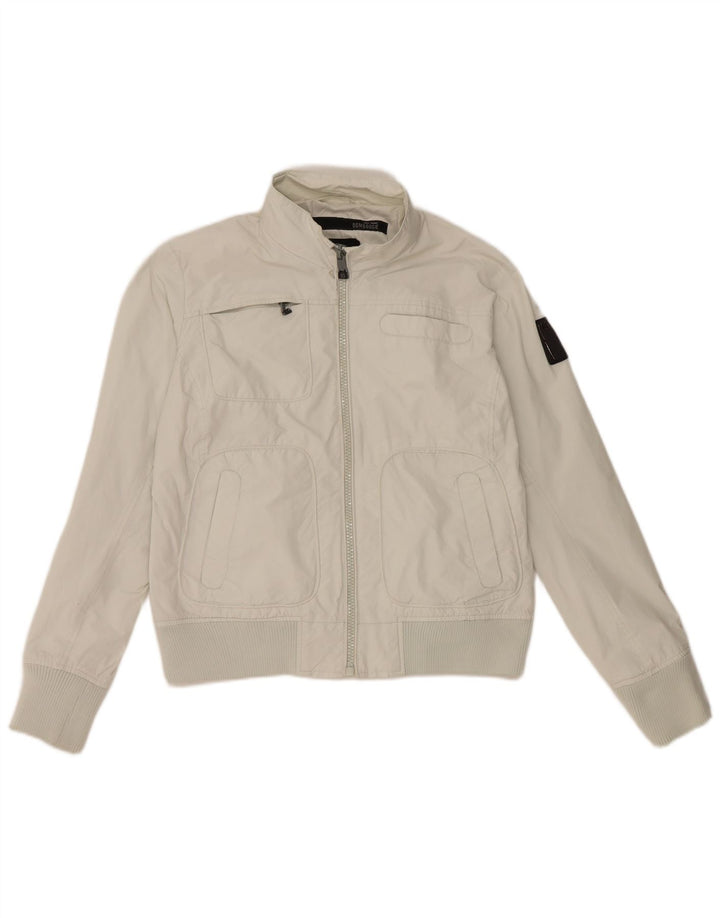 BOMBOOGIE Chaqueta Bomber para Mujer UK 40 XL Blanco