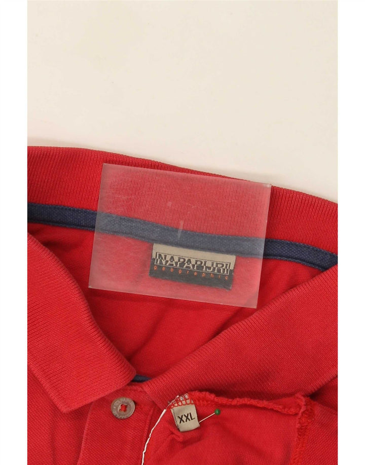 Napapijri Polo Hombre 2XL Rojo