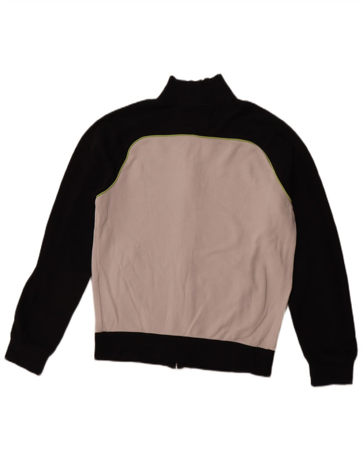 PUMA Chaqueta de chándal para hombre con bloques de color blanco mediano