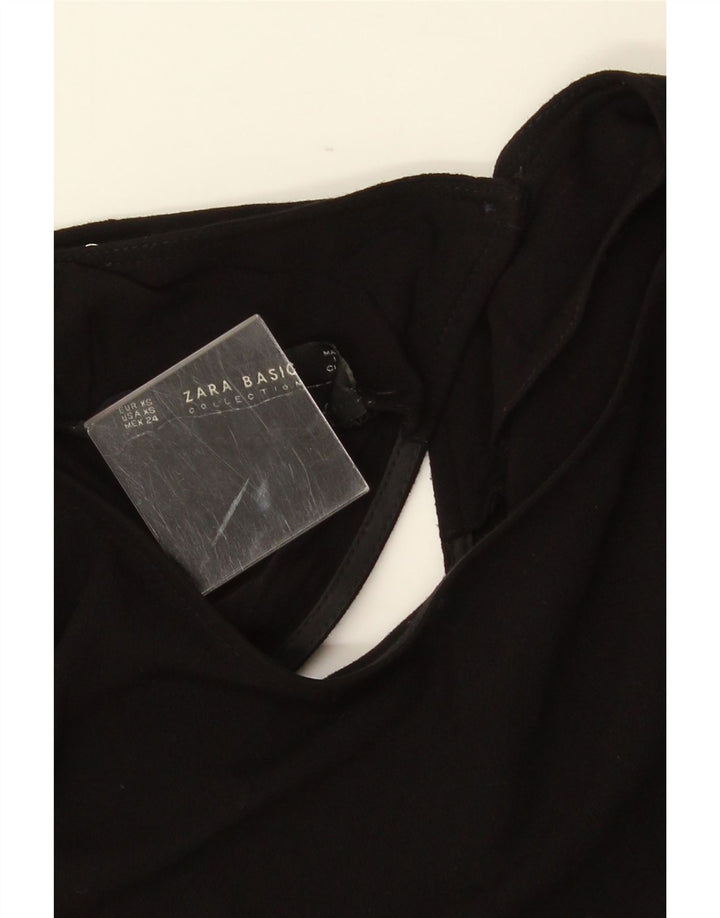 Zara Mujer Mono Corto UK 6 XS Negro