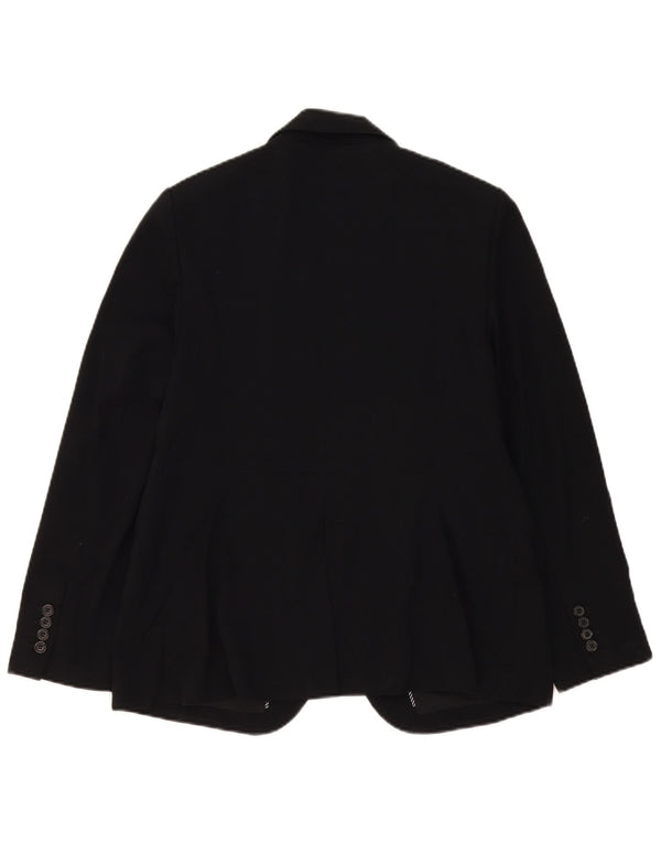 Marks & Spencer Chaqueta tipo blazer con 1 botón para mujer UK 46 Grande Poliéster negro