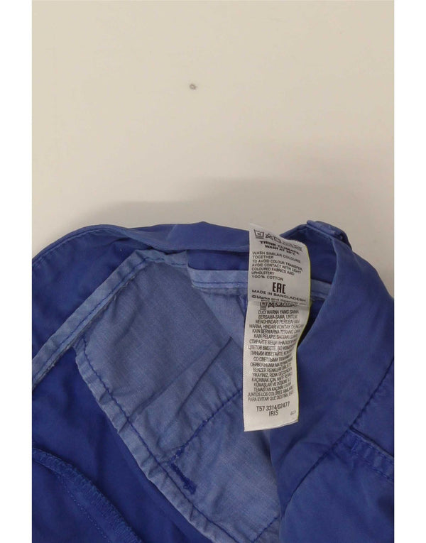 Marks & Spencer Pantalones cortos chinos para mujer UK 14 Large W34 Algodón azul
