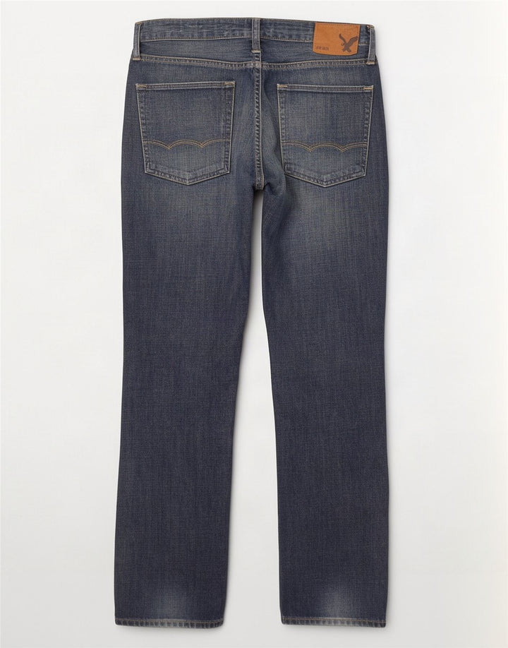 Vaqueros rectos para hombre American Eagle W33 L32 Algodón azul