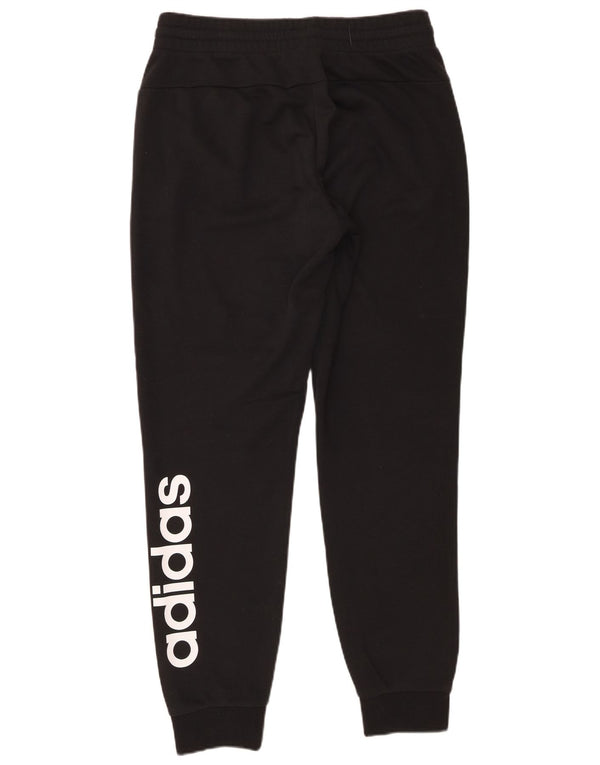 Adidas Mujer Graphic Chándal Pantalones Joggers UK 12/14 Mediano Negro