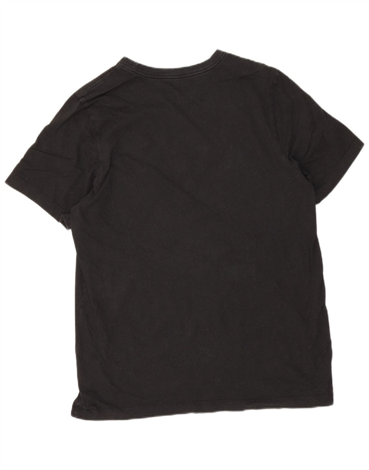 Nike - Camiseta gráfica para hombre, talla grande, algodón negro