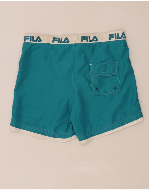 Fila Hombre Graphic Regular Bañador Shorts Medium Turquesa Colorblock