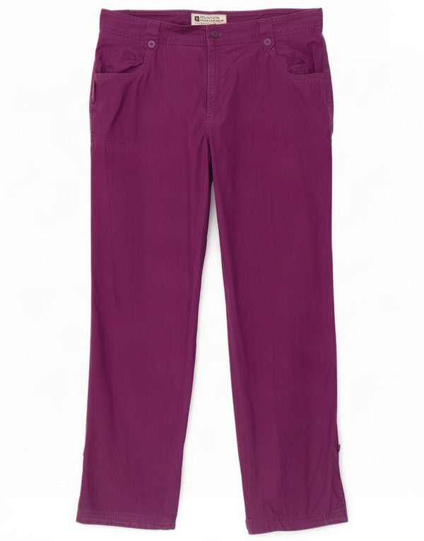 Pantalones informales para mujer Mountain Warehouse UK 40 Medium W32 L32 Púrpura