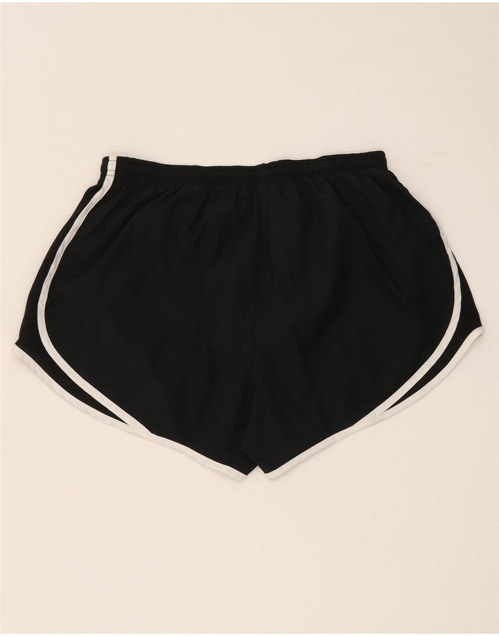 Nike - Pantalones cortos deportivos Dri Fit para mujer, talla 40, talla grande, poliéster negro