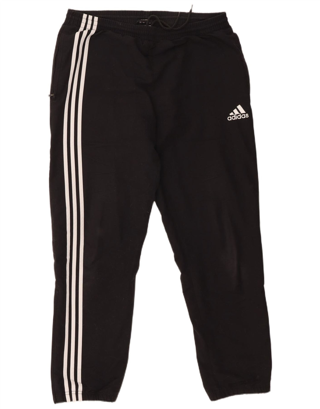 Adidas Pantalones de chándal para hombre Joggers UK 40/42 Medium Negro Poliéster