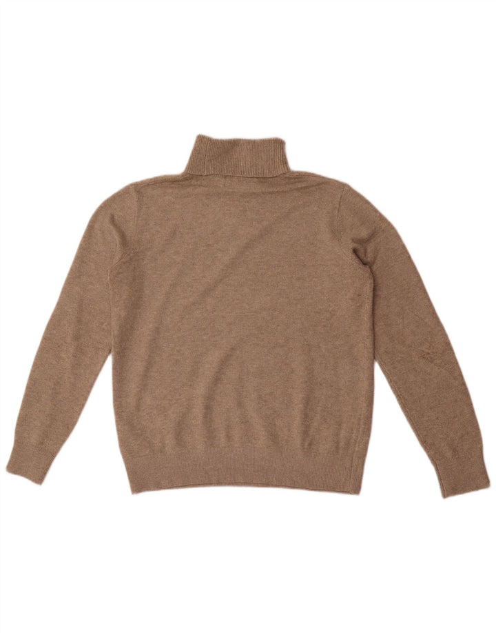 Marks & Spencer Jersey extragrande con cuello vuelto para mujer UK 6 XS Beige