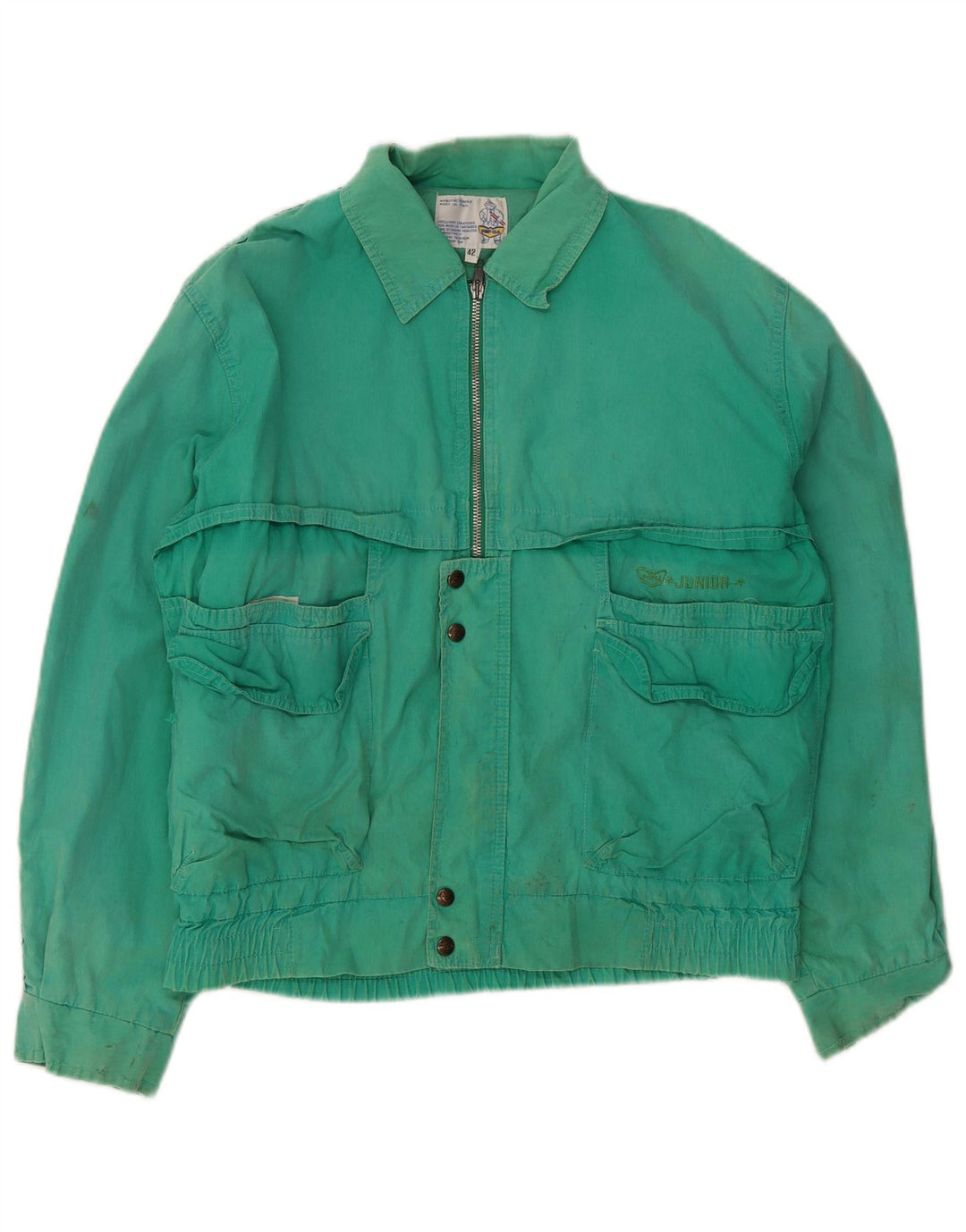 POP 84 Chaqueta bomber para hombre IT 42 XL Algodón verde