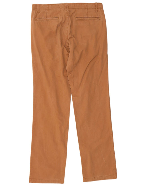 Pantalón chino recto Gap para hombre W34 L34 Algodón marrón