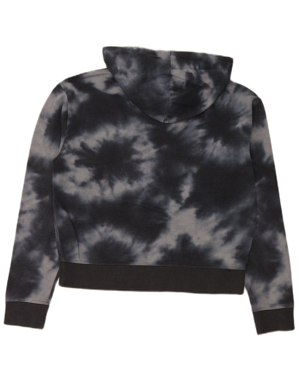 Champion Sudadera con capucha extragrande para mujer UK 10 Small Blue Tie Dye Cotton