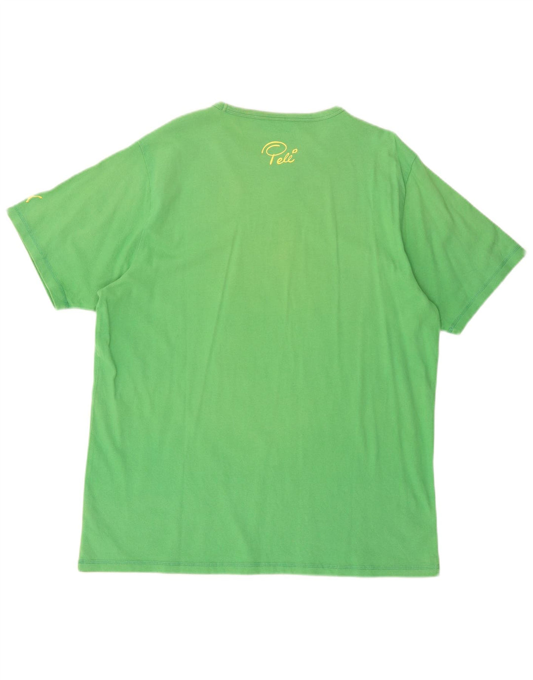 Puma Camiseta gráfica para hombre Top XL Algodón verde
