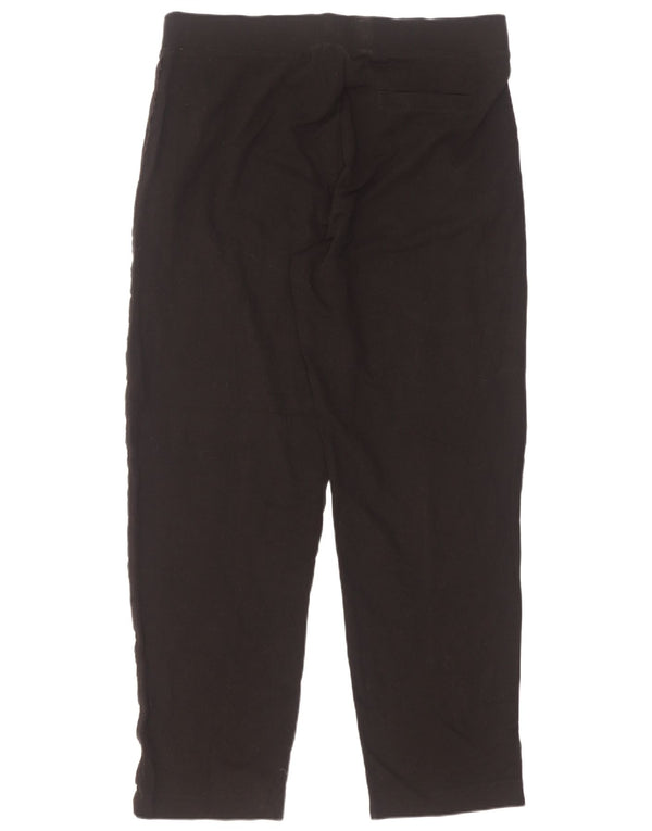 Marks & Spencer Pantalones Casuales Cónicos para Mujer UK 18 XL W36 L32 Negro