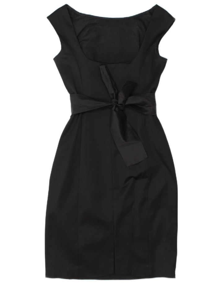 COAST Vestido tubo sin mangas para mujer UK 40 Mediano Acetato negro