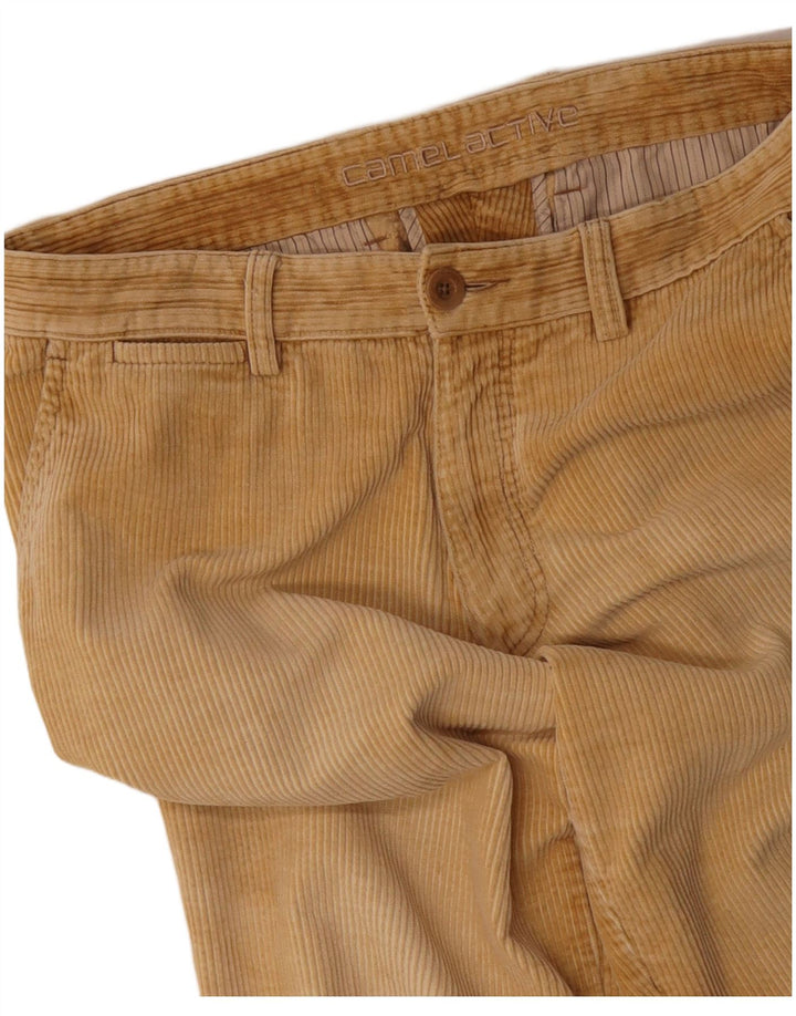 Pantalón recto de pana para hombre Camel Active W36 L32 Algodón beige