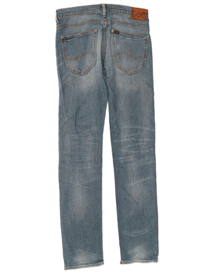 Vaqueros Lee Slim Mujer W31 L34 Algodón Azul