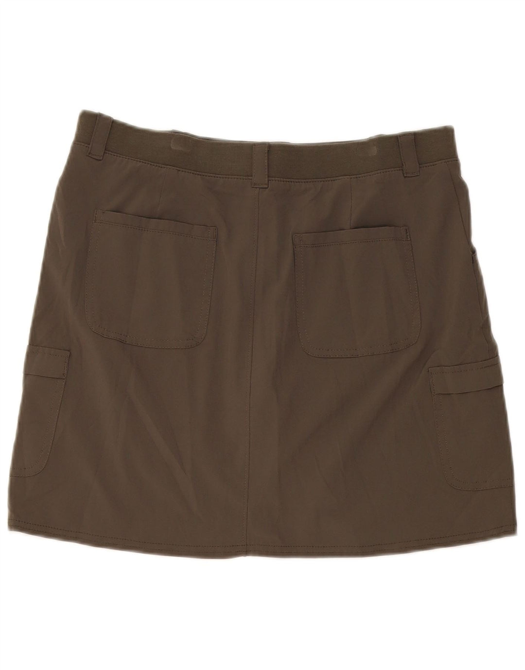 Lee Falda pantalón de ajuste relajado para mujer US 10 Grande Caqui Poliéster