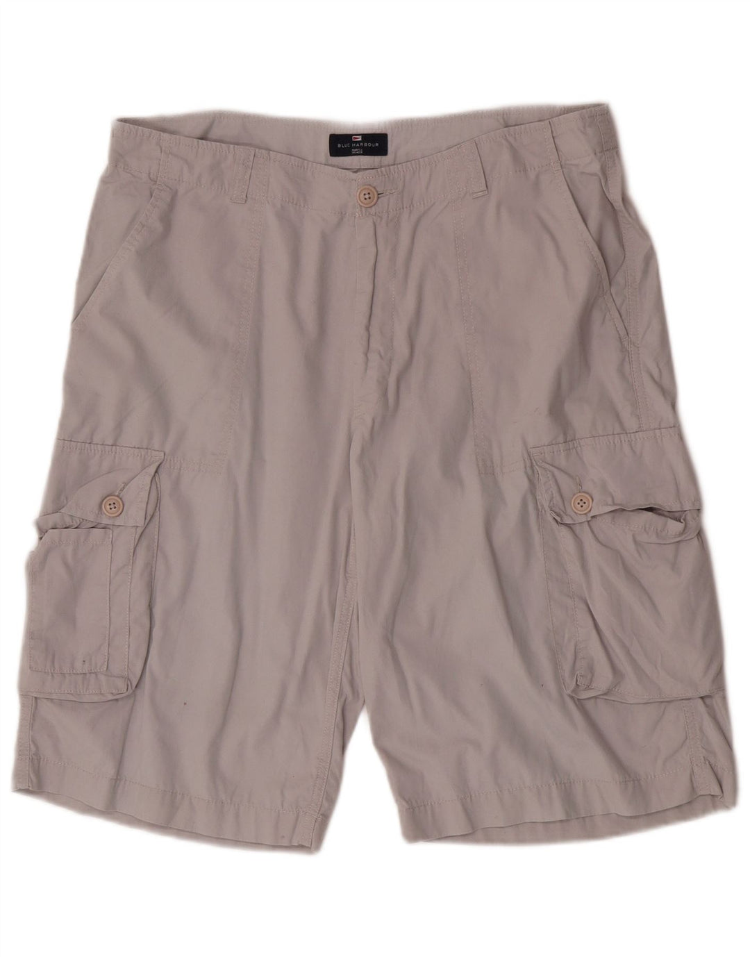 Marks & Spencer Pantalones cortos tipo cargo Blue Harbor para hombre W36 Algodón gris grande