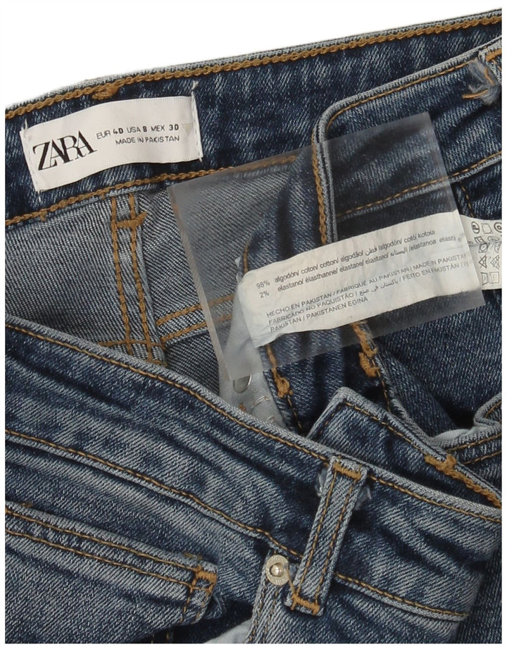 Zara Jeans Bootcut Mujer EU 40 Mediano W30 L34 Algodón Azul