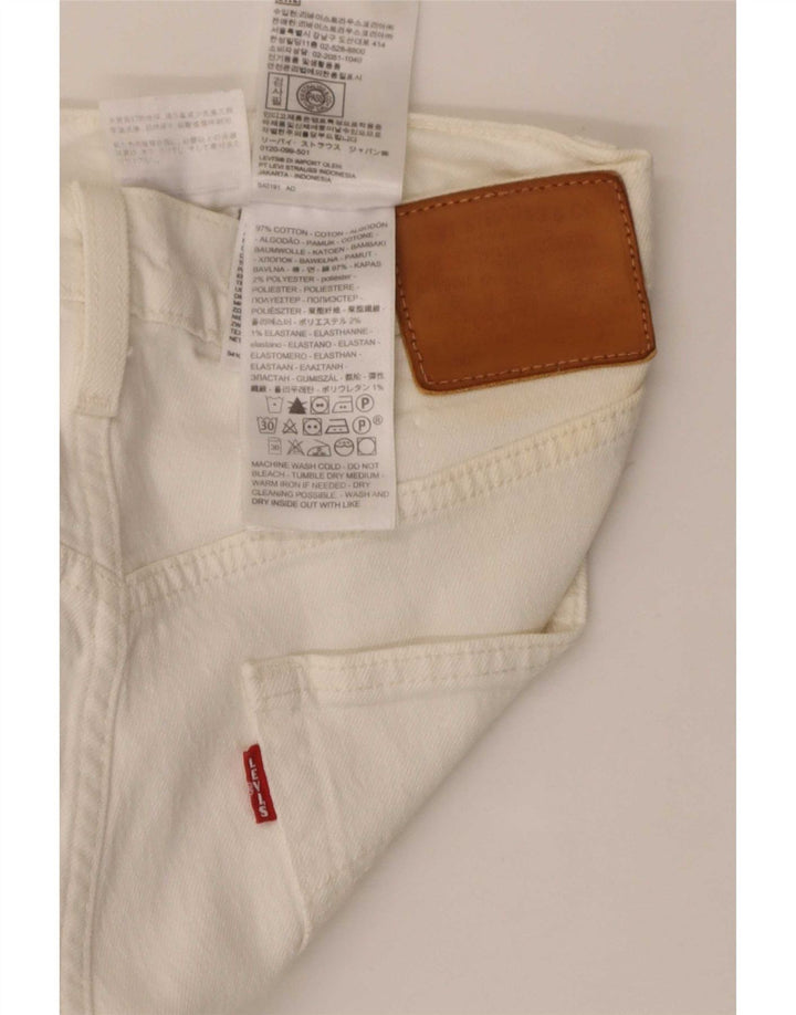 Vaqueros rectos Levi's para hombre W29 L28 Algodón blanco
