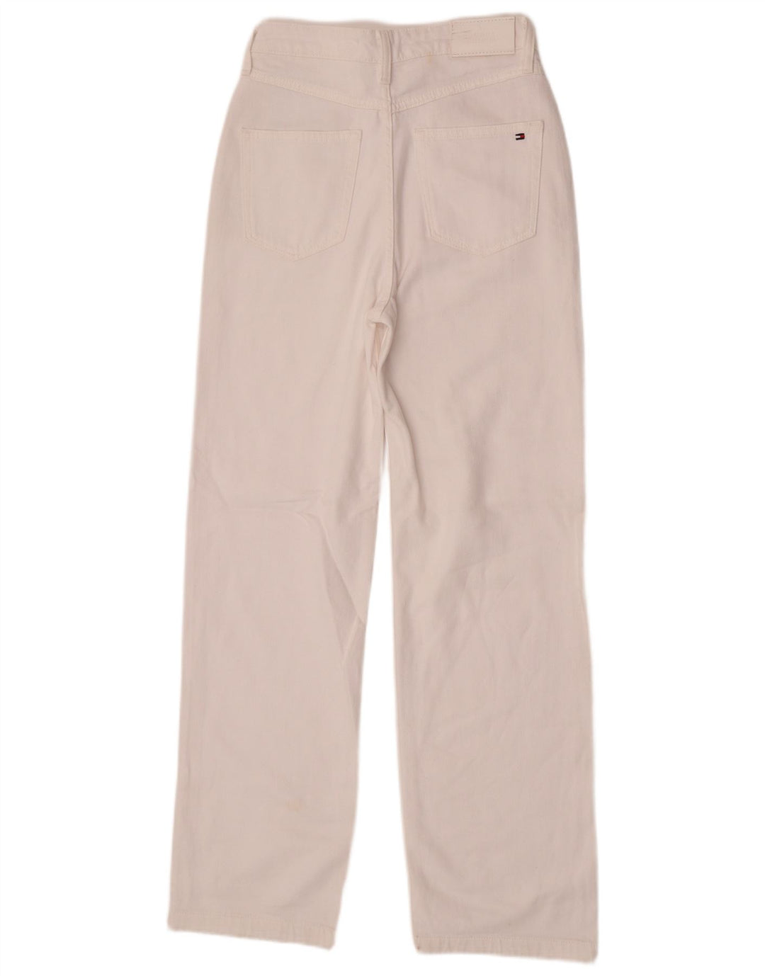 Vaqueros Rectos Tommy Hilfiger Mujer W27 L30 Algodón Blanco