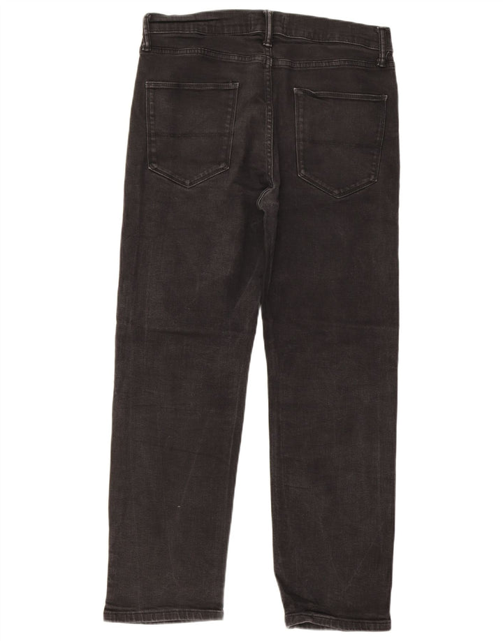 Marks & Spencer Jeans rectos para hombre W32 L29 Algodón negro