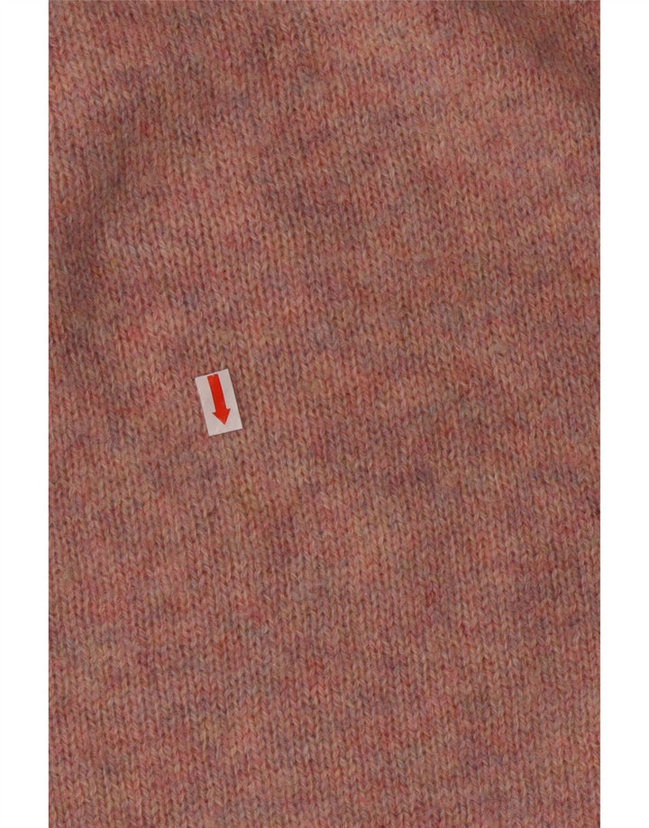 Jersey MC Kenzy Hombre con Cuello Redondo de Lana Rosa Medio