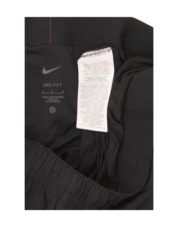 Nike Dri Fit - Pantalones cortos deportivos para hombre (poliéster), color negro