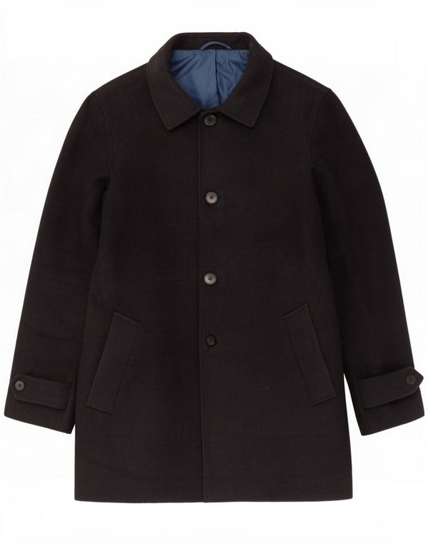 Marks & Spencer Abrigo para hombre UK 38 Medio Azul marino Poliéster