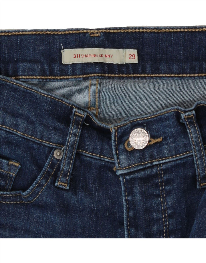 LEVI'S Womens 311 Shaping Skinny Jeans W29 L31 Blue Vintage Levi's and Second-Hand Levi's from Messina Hembry 