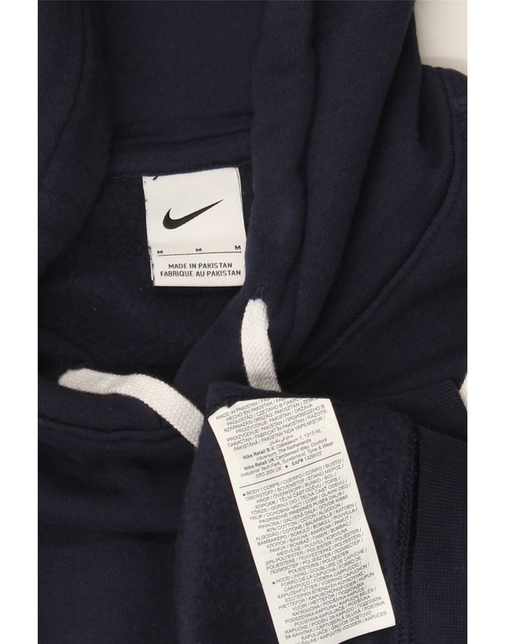 Nike Hombre Sudadera con capucha Jumper Medium Azul Marino Algodón